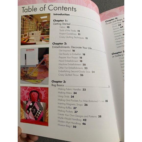 Barbara Randles More Crazy Quilting with Attitude Book - Picture 2 of 4